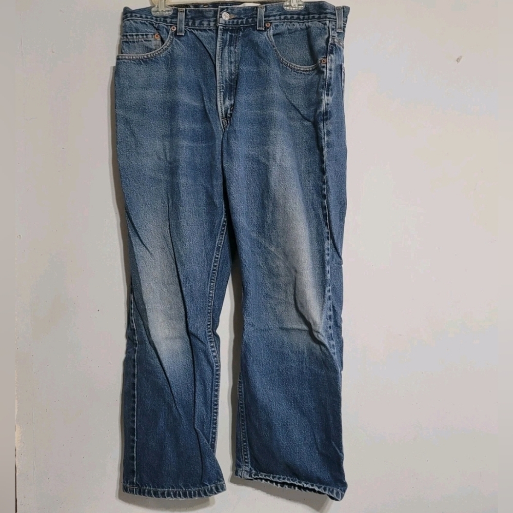 LEVI'S: 505 REGULAR FIT JEANS MEN'S SIZE 34 X 30 Blue Denim Excellent condition